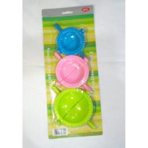 Moule à Boulettes & Fataya - Boîte de 3 : Moyen, Grand et Petit modèle - Multicolore