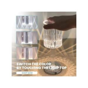 Lampe LED en cristal de diamant