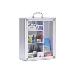 Boîte à médicaments avec serrure murale de premiers secours