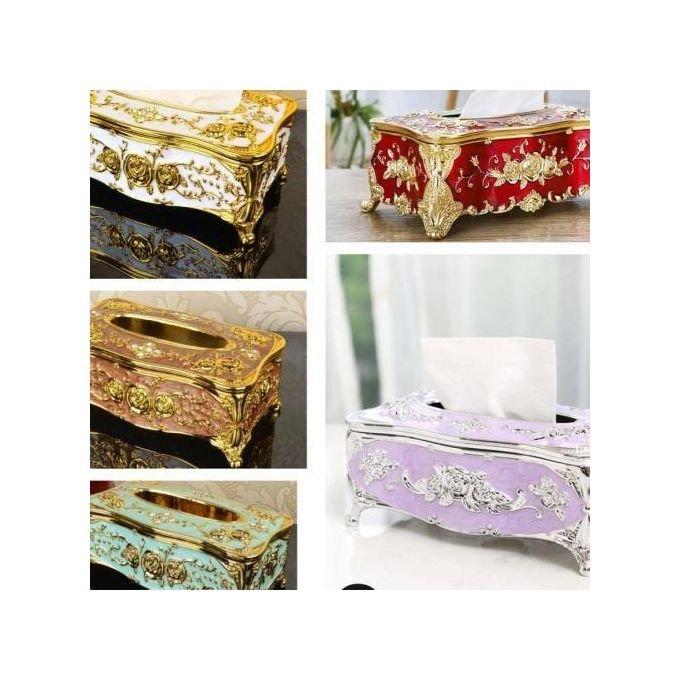 Boîte à mouchoirs Etui Rangement pour la décoration (01pcs) – Image 2