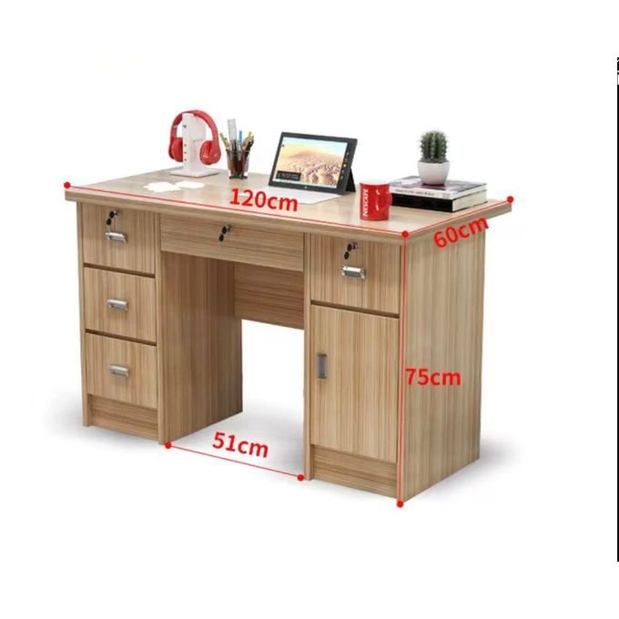 Table de bureau 1m20 en bois – Image 2