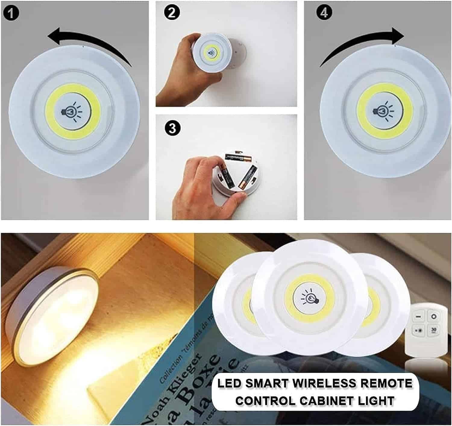 lumières LED avec télécommande est facile à installer et a un design moderne – Image 2