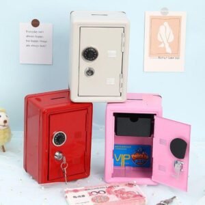 Petite Tirelire Créative pour Enfants Mini Coffre-fort Sécurisé pour Argent et Bijoux