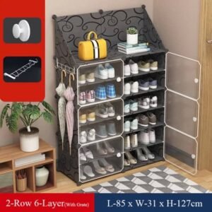 Rangement de Chaussures Plastique Cube 24 Paires