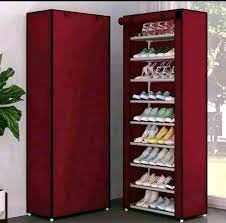 Armoire Range-Chaussures en Tissu 9 étagères – Image 2
