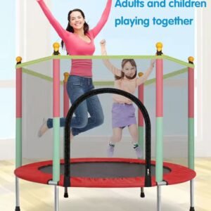 trampoline d'intérieur pour enfants d'un diamètre de 140 cm, conçu pour le jeu et l'exercice physique.