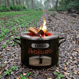 Réchaud à charbon Jikojiuao, conçu pour une cuisine efficace et écologique.