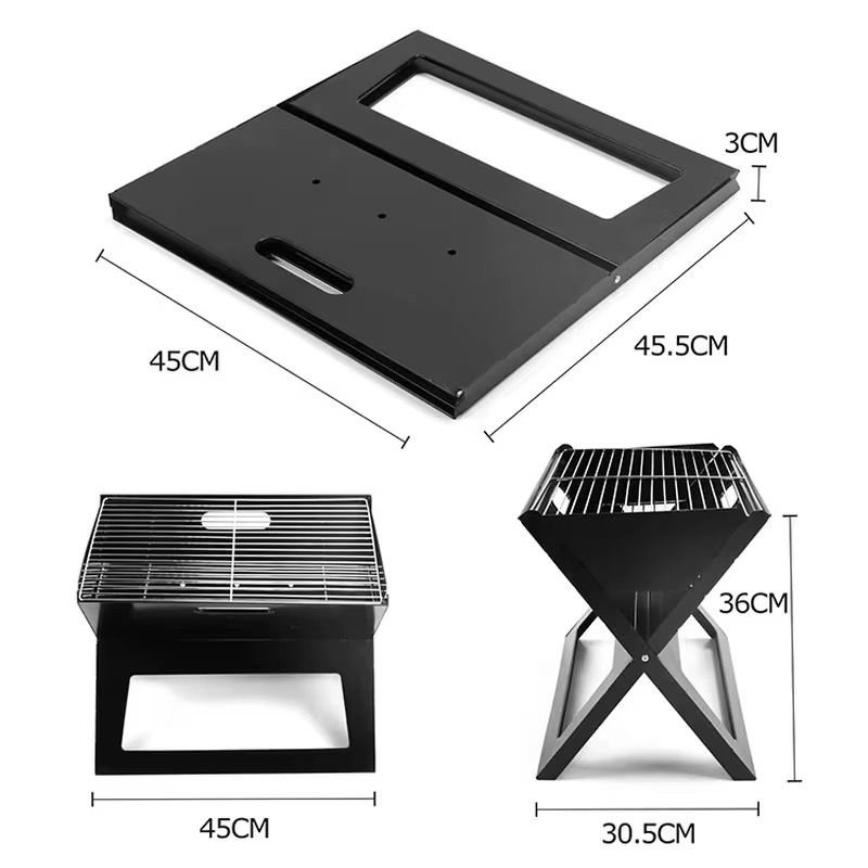 barbecue portatif, idéal pour les pique-niques et le camping – Image 2
