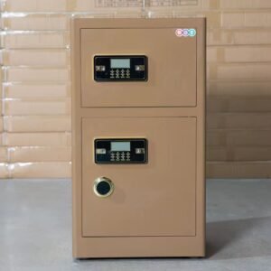coffre-fort de sécurité  double système de verrouillage électronique avec code numérique, permettant un accès personnalisé 110 kg