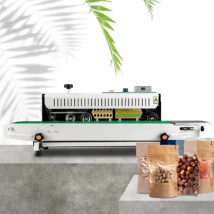 machine scellage automatique et rapide de sachets plastiques thermoplastiques.