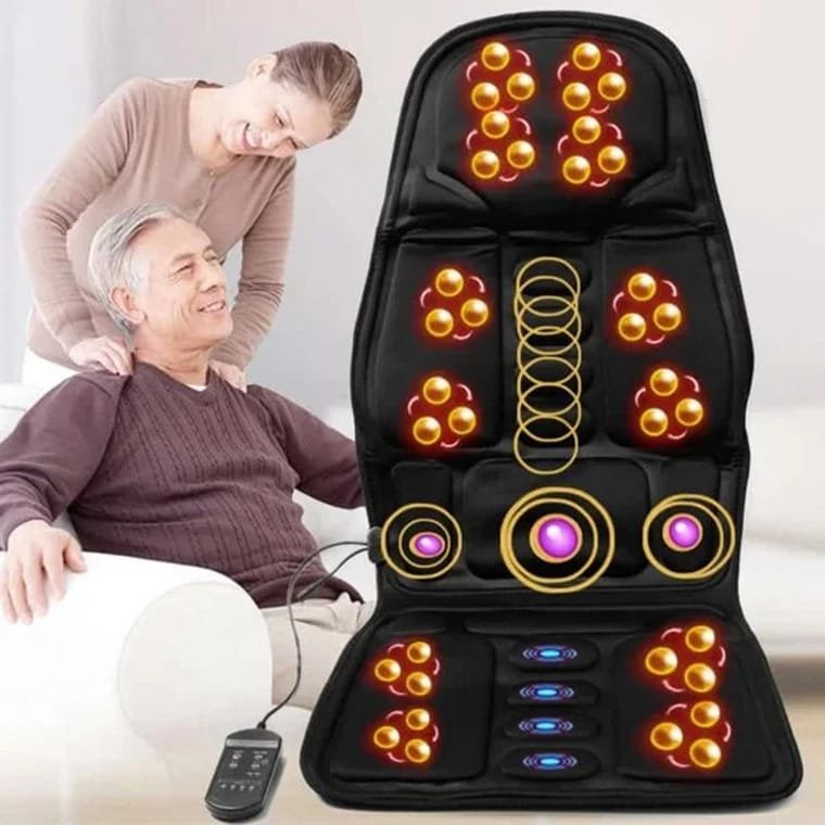 siège de massage vibrant avec fonction chauffante pour voiture et maison