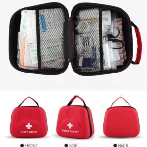 trousse de premiers secours rouge est conçue pour les urgences