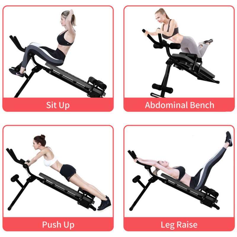 machine d'entraînement abdominale ComMax est un banc pliable et inclinable conçu pour renforcer tout le corps – Image 3