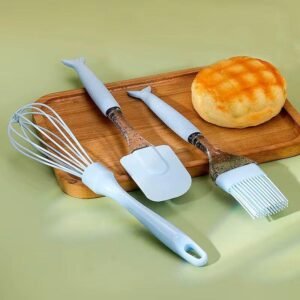 ensemble d'ustensiles de cuisine de 3 pièces en silicone