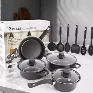 Partagez ce produit    Ensemble casseroles de 13 pièces en fer Anti adhésive