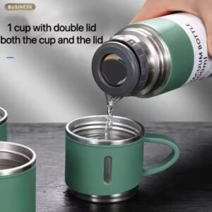 Ensemble de thermos de haute qualité 500 ml avec 2 tasses supplémentaires
